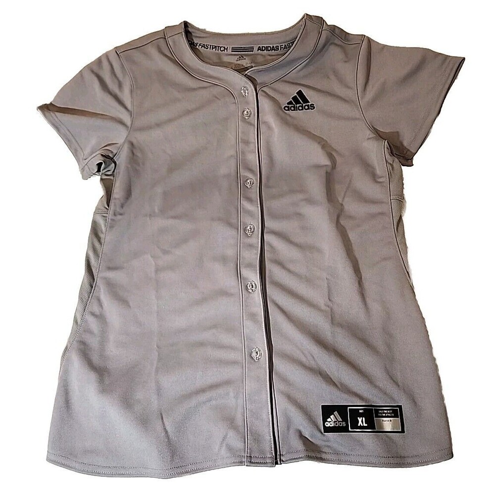 ADIDAS Baseball Jersey Shirt Fast Pitch Player Athlete Mens Size Extra Large XL